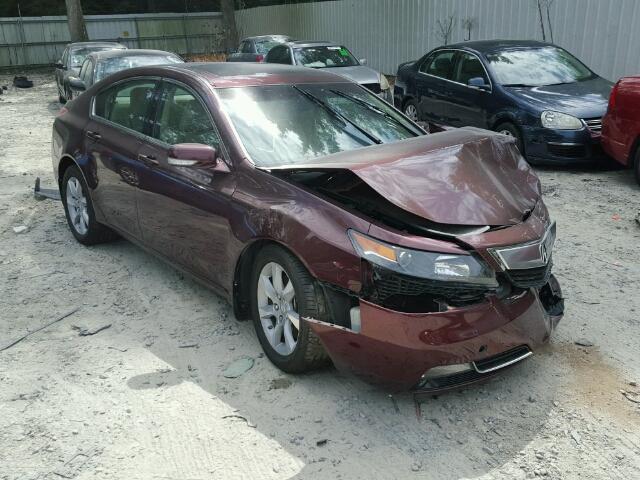 19UUA8F26CA002597 - 2012 ACURA TL RED photo 1