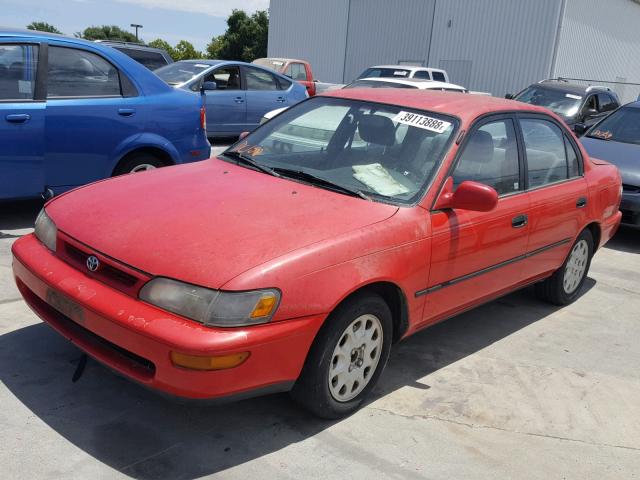 1NXBB02E6TZ381938 - 1996 TOYOTA COROLLA DX RED photo 2