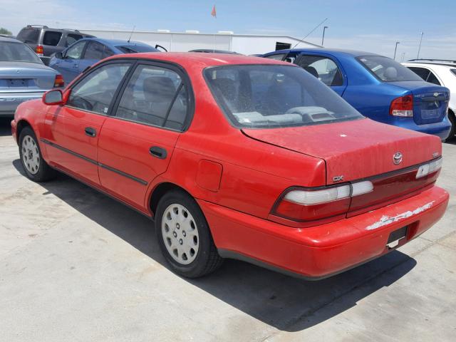 1NXBB02E6TZ381938 - 1996 TOYOTA COROLLA DX RED photo 3