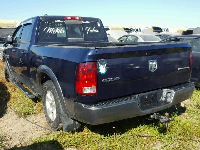 1C6RR7TTXDS671608 - 2013 RAM 1500 BLUE photo 3