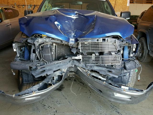 1D7RV1GT3AS114892 - 2010 DODGE RAM 1500 BLUE photo 7