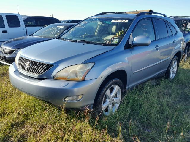 JTJHA31U640052528 - 2004 LEXUS RX BLUE photo 2