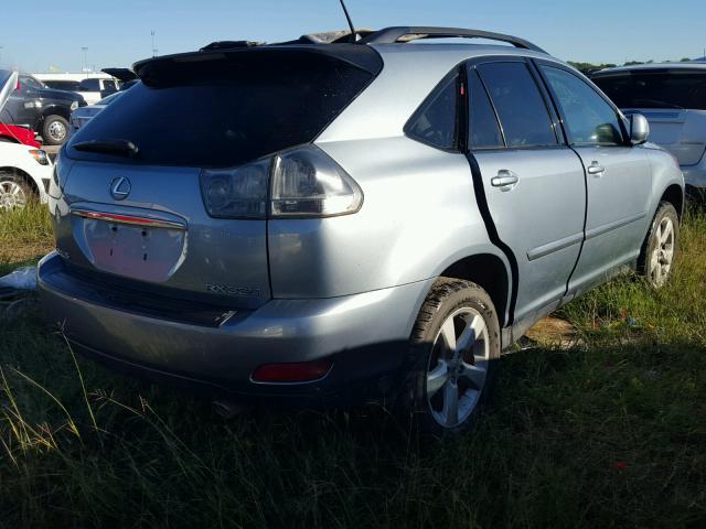 JTJHA31U640052528 - 2004 LEXUS RX BLUE photo 4