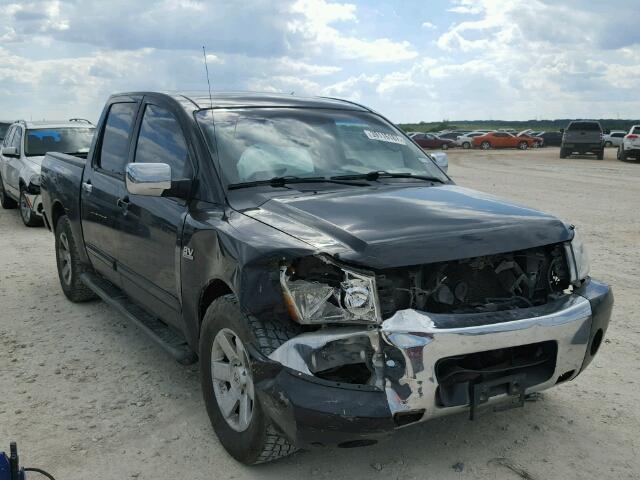 1N6AA07A94N515617 - 2004 NISSAN TITAN XE CHARCOAL photo 1