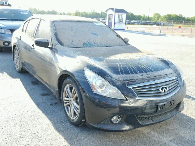 JN1CV6APXAM202936 - 2010 INFINITI G37 BASE BLACK photo 1