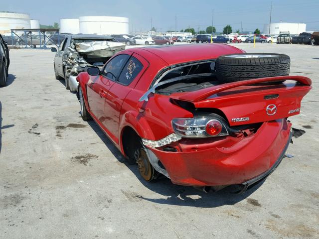 JM1FE17N840119133 - 2004 MAZDA RX8 RED photo 3