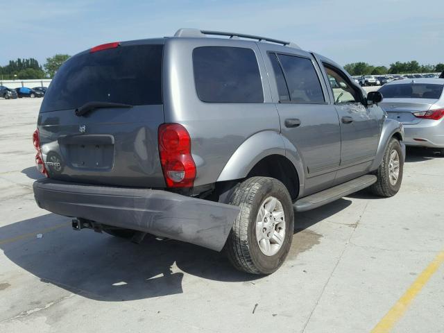 1D4HD38K55F573238 - 2005 DODGE DURANGO ST GRAY photo 4