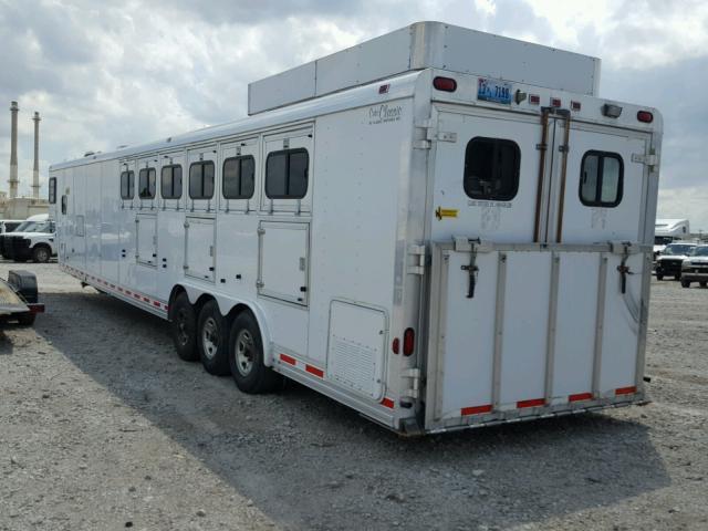 1C9LG4031YH690116 - 2000 ALLOY TRAILER CLAS6HORSE WHITE photo 3