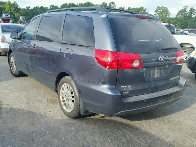 5TDYK4CC0AS299059 - 2010 TOYOTA SIENNA XLE BLUE photo 3