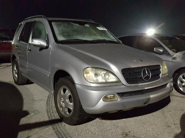 4JGAB57E73A441308 - 2003 MERCEDES-BENZ ML 350 SILVER photo 1