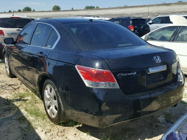 1HGCP26879A052185 - 2009 HONDA ACCORD BLACK photo 3