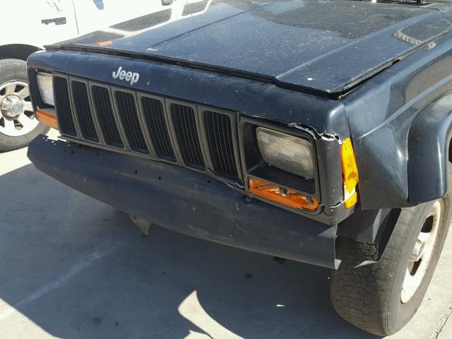 1J4FF68S3XL607935 - 1999 JEEP CHEROKEE S BLACK photo 9