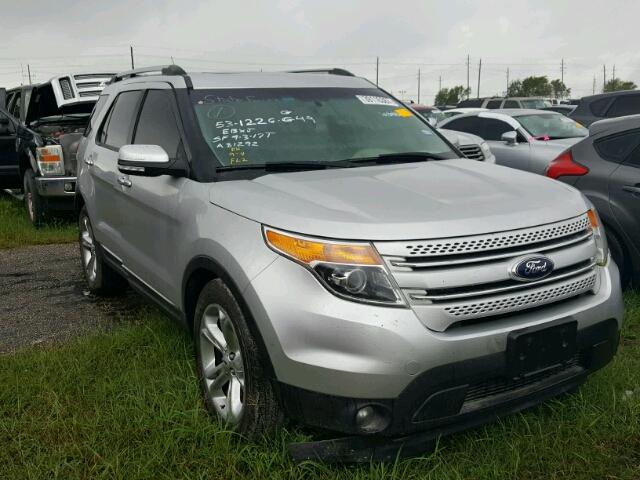 1FM5K7F82EGA81292 - 2014 FORD EXPLORER L SILVER photo 1