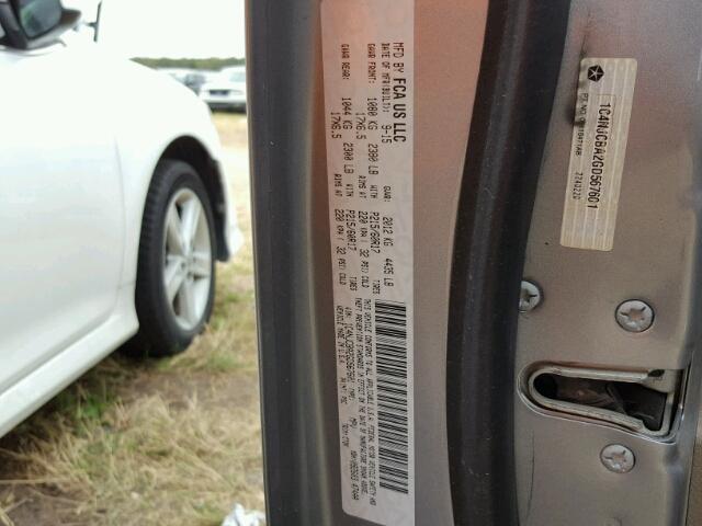 1C4NJCBA2GD567601 - 2016 JEEP COMPASS SP GRAY photo 10