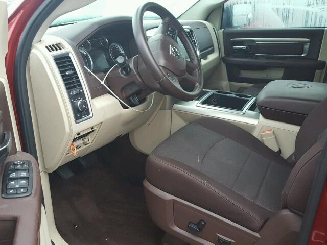 1C6RR6LT7FS562147 - 2015 RAM 1500 SLT წითელი ფოტო 9