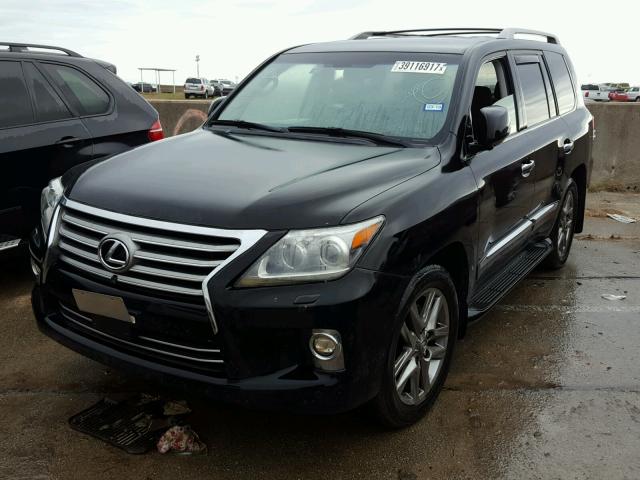 JTJHY7AX7E4162074 - 2014 LEXUS LX BLACK photo 2