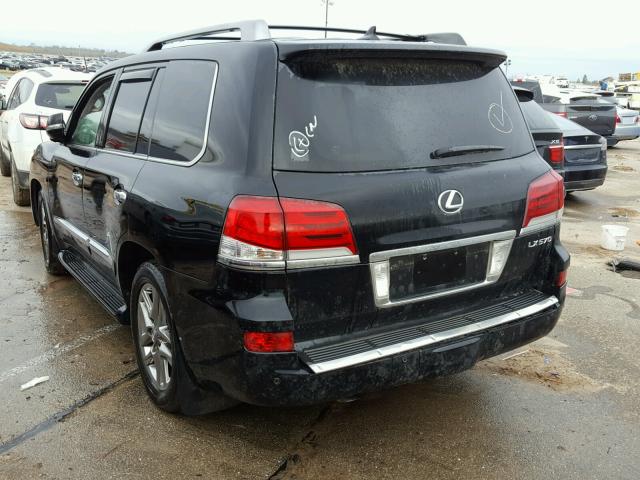 JTJHY7AX7E4162074 - 2014 LEXUS LX BLACK photo 3