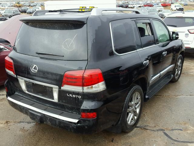 JTJHY7AX7E4162074 - 2014 LEXUS LX BLACK photo 4