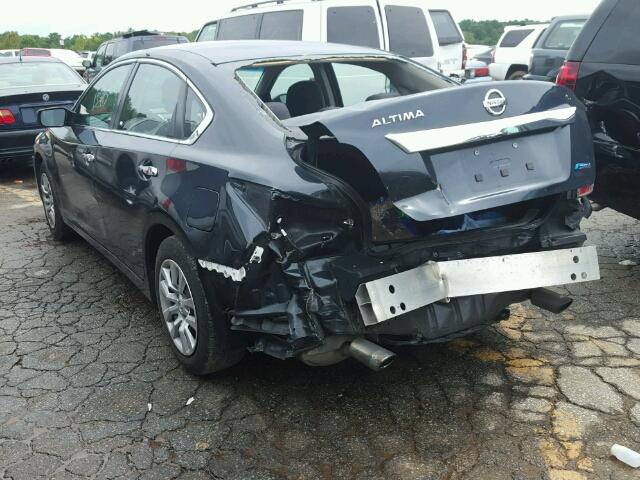 1N4AL3AP8EC117474 - 2014 NISSAN ALTIMA 2.5 BLUE photo 3