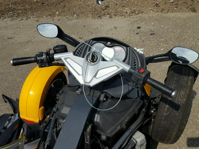 2BXJACA158V001275 - 2008 CAN-AM SPYDER ROA YELLOW photo 5