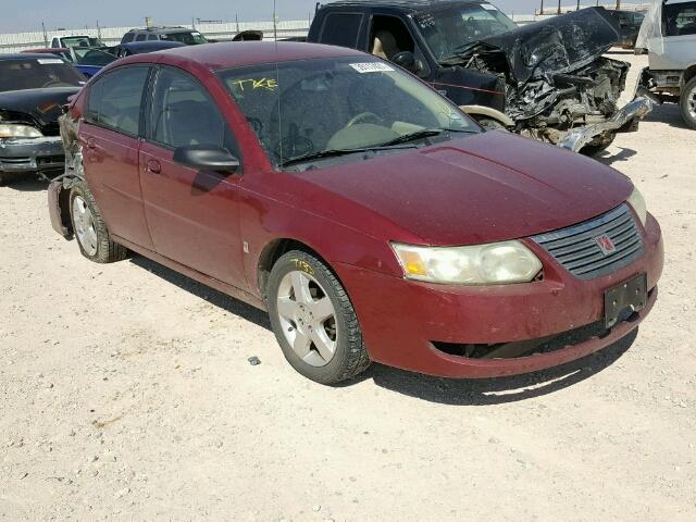 1G8AJ55F87Z102061 - 2007 SATURN ION LEVEL RED photo 1