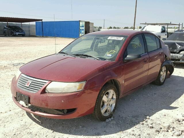 1G8AJ55F87Z102061 - 2007 SATURN ION LEVEL RED photo 2