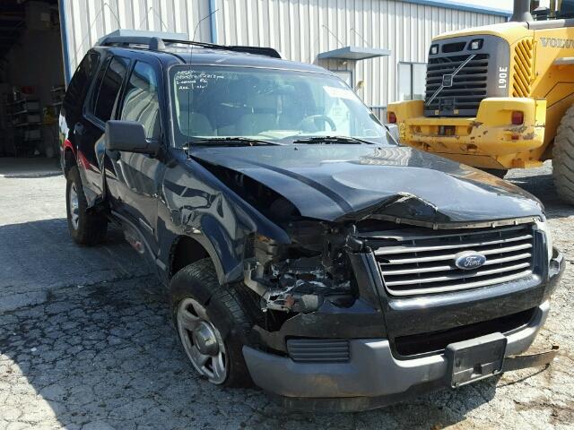 1FMEU72E76UA37779 - 2006 FORD EXPLORER BLACK photo 1