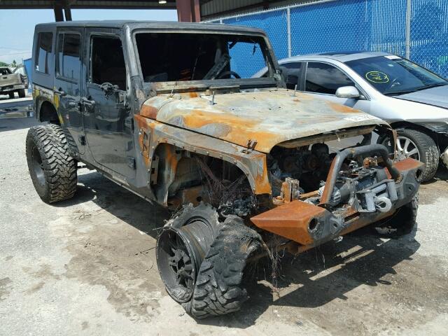 1J4GA59188L586617 - 2008 JEEP WRANGLER U BLACK photo 1