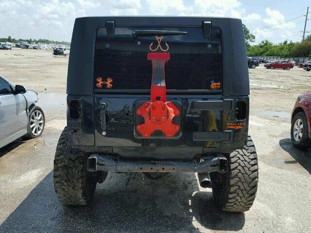 1J4GA59188L586617 - 2008 JEEP WRANGLER U BLACK photo 10