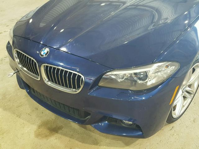 WBA5B1C55GG130920 - 2016 BMW 535 I BLUE photo 9