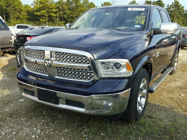 1C6RR6NT5DS707910 - 2013 RAM 1500 LARAM BLUE photo 2