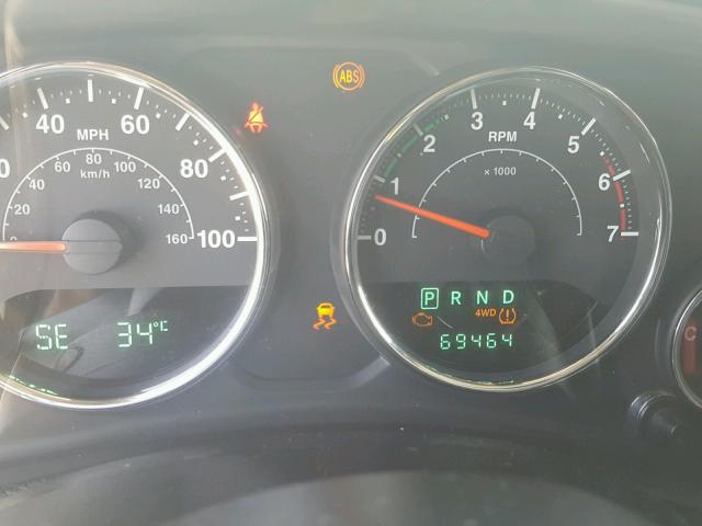 1J4AA2D1XBL503451 - 2011 JEEP WRANGLER S BLACK photo 8