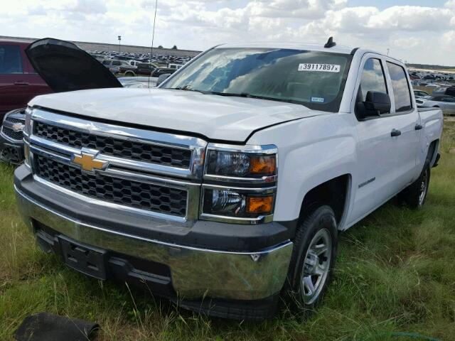 3GCPCPEH0FG307833 - 2015 CHEVROLET SILVERADO WHITE photo 2