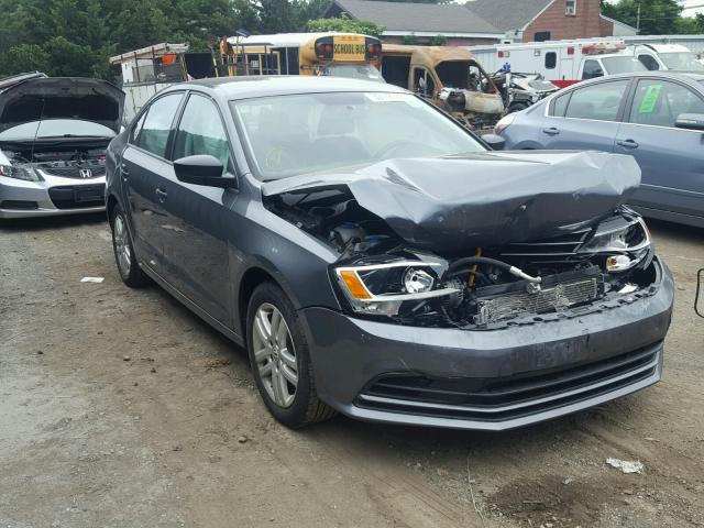 3VW2K7AJ4FM248628 - 2015 VOLKSWAGEN JETTA BASE 灰色 照片 1