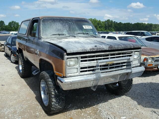 1GCEV18K8JF130206 - 1988 CHEVROLET BLAZER V10 BROWN photo 1