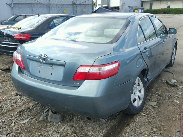 4T1BE46KX9U831436 - 2009 TOYOTA CAMRY BASE TEAL photo 4