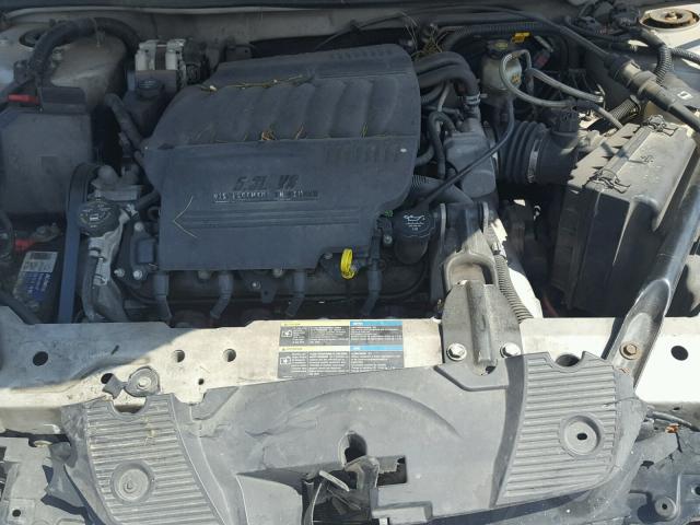 2G1WD58C369106668 - 2006 CHEVROLET IMPALA SUP SILVER photo 7