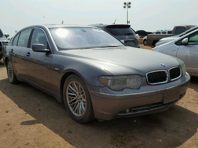 WBAGN63544DS54980 - 2004 BMW 745 GRAY photo 1