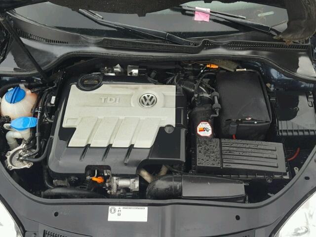 3VWRL7AJ4AM036462 - 2010 VOLKSWAGEN JETTA TDI GRAY photo 7