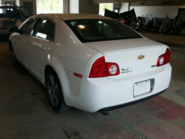 1G1ZC5EU5BF194962 - 2011 CHEVROLET MALIBU 1LT WHITE photo 3