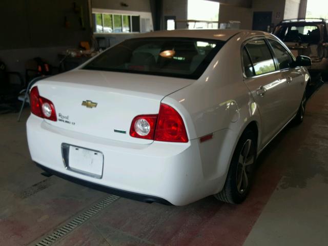 1G1ZC5EU5BF194962 - 2011 CHEVROLET MALIBU 1LT WHITE photo 4