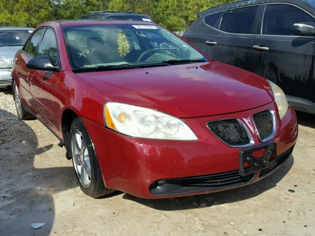 1G2ZG528954153726 - 2005 PONTIAC G6 RED photo 1