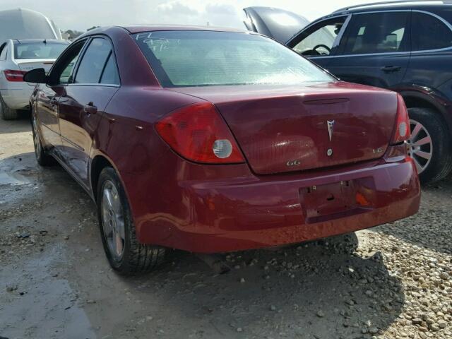 1G2ZG528954153726 - 2005 PONTIAC G6 RED photo 3