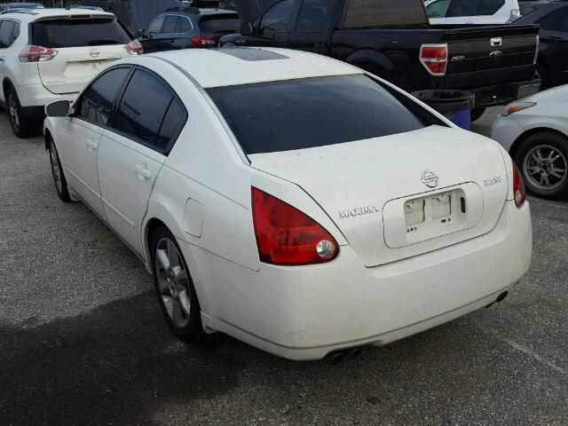 1N4BA41E15C819621 - 2005 NISSAN MAXIMA WHITE photo 3