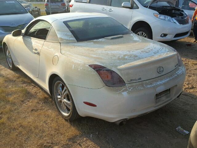 JTHFN48Y020028704 - 2002 LEXUS SC WHITE photo 3