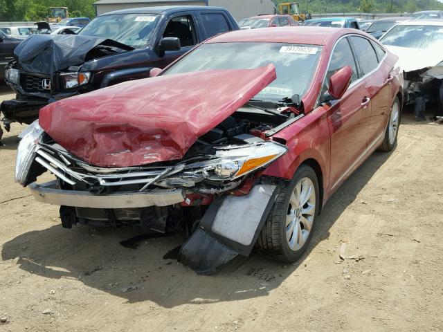 KMHFG4JG1DA218100 - 2013 HYUNDAI AZERA RED photo 2