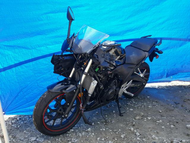 MLHPC4410D5001283 - 2013 HONDA CBR500 R BLACK photo 2