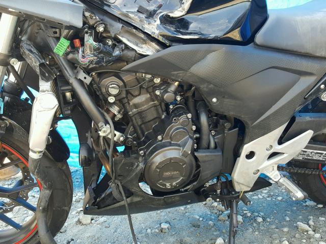 MLHPC4410D5001283 - 2013 HONDA CBR500 R BLACK photo 7