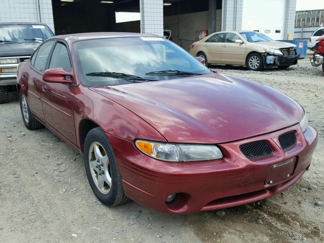 1G2WK52J21F253766 - 2001 PONTIAC GRAND PRIX RED photo 1