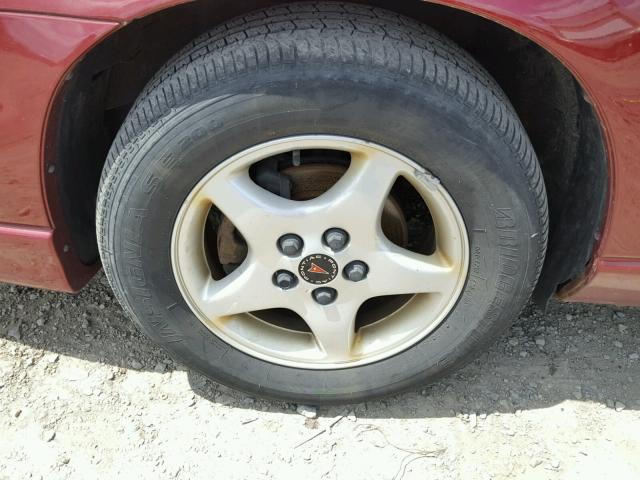 1G2WK52J21F253766 - 2001 PONTIAC GRAND PRIX RED photo 9